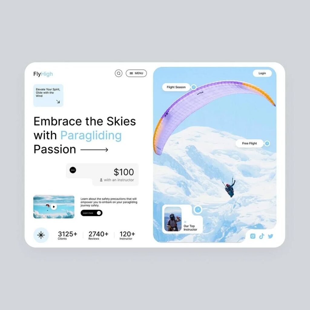 FlyHigh UX/UI Design