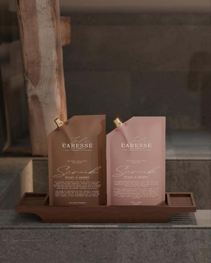 Caresse Branding For Shampoo Company